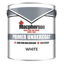 Macpherson  2.5Ltr White Matt  Interior Wood & Metal Primer Undercoat