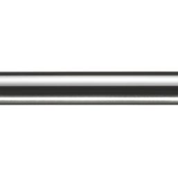 Croydex Straight Flexi-Fix Shower Rod Stainless Steel Chrome 2300mm