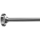 Croydex Straight Flexi-Fix Shower Rod Stainless Steel Chrome 2300mm