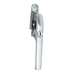 Smith & Locke Reversible Modern Lockable Casement Fastener Satin Chrome