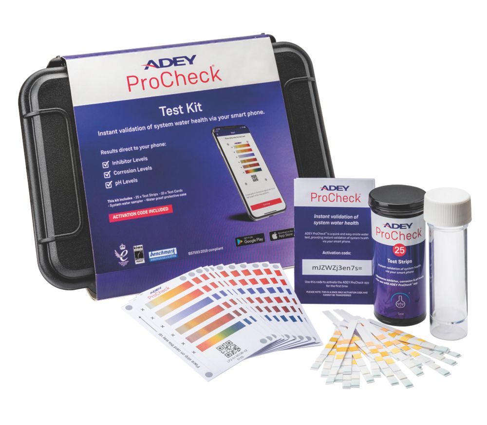 Adey ProCheck OnSite Digital Water Test Kit Screwfix