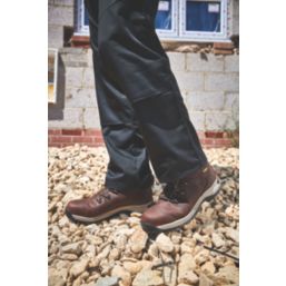 Apache AP315CM Size 9  Brown Water-Resistant Steel Toe Cap Safety Boots