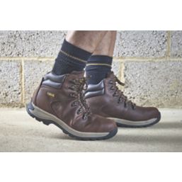 Apache AP315CM Size 9  Brown Water-Resistant Steel Toe Cap Safety Boots