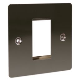 LAP  1-Module Modular Faceplate Black Nickel