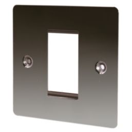 LAP  1-Module Modular Faceplate Black Nickel