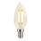LAP  E14 Candle LED Light Bulb Clear 470lm 2.2W 2 Pack
