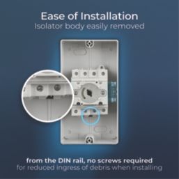 British General  32A 4-Pole Rotary Isolator Switch NO