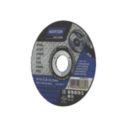 Norton  Metal Cutting Discs 115mm (4 1/2") x 22.23mm 5 Pack