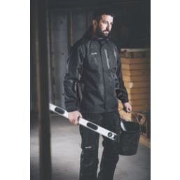 Scruffs Worker  Jacket Black/Graphite Large 44" Chest