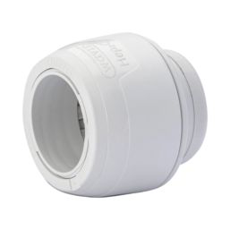 Hep2O  Plastic Push-Fit Keyless Stop End 28mm