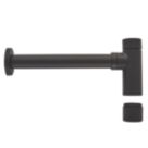 Highlife Bathrooms  Round Metal Bottle Trap Matt Black 50mm