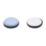 Essentials Grey Round Self-Adhesive Glides 25mm x 25mm 60 Pack