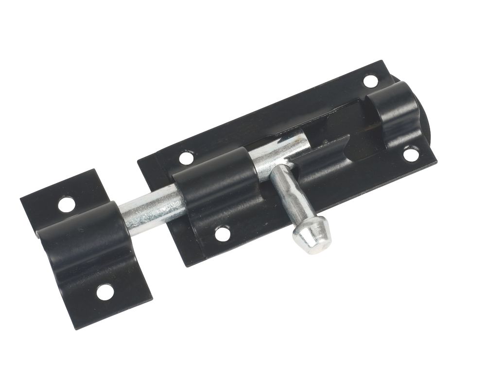 Tower Gate Bolt Black 80mm Screwfix