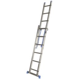Mac Allister  Aluminium 2.6m Combination Ladder
