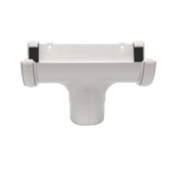 FloPlast  uPVC Round Running Outlet White 112mm x 68mm
