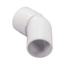FloPlast Solvent Weld Conversion Bend 135° White 32mm 5 Pack