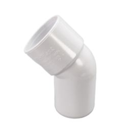 FloPlast Solvent Weld Conversion Bend 135° White 32mm 5 Pack