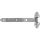 Smith & Locke Self-Colour Straight Heavy Duty Reversible Gate Hinges 160mm x 310mm x 60mm 2 Pack