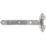 Smith & Locke Self-Colour Straight Heavy Duty Reversible Gate Hinges 160mm x 310mm x 60mm 2 Pack