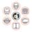 Bullfix BULK-UNI-96 Universal Plasterboard Fixings 24mm x 44mm 96 Pack