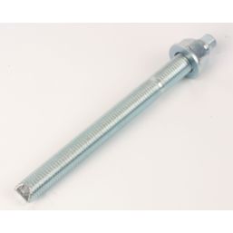 Rawlplug Zinc-Plated Steel Threaded Rods M12 x 220mm 10 Pack