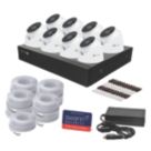 Swann SWNVK-16ADVANX8D-EU 2TB 16-Channel 4K  Wired NVR Security System & 8 x 4K Indoor & Outdoor Cameras