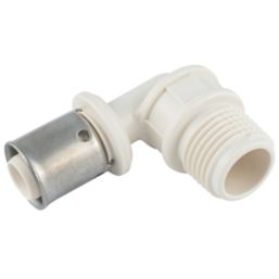 Purmo  Plastic Press-Fit Adapting 90° Elbow 3/4" x 26mm