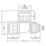 Flomasta  Plastic Push-Fit Reducing Tee 22mm x 15mm x 22mm