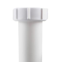 Flomasta Double Sink Waste Kit Gloss White 40mm