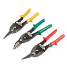 Forge Steel  Tin Snips Pliers Set 3 Pieces