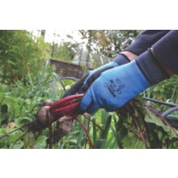 Showa 306 Gloves Blue/Black 2X Large