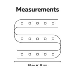 Calex Vista Edge 20m LED Strip Light 24W 1400lm