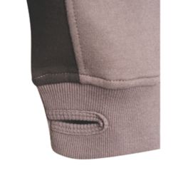 JCB Trade Zip Thru Hoodie Grey Small 38-40" Chest