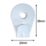 Corefix One Medium Duty Universal Wall Hooks White 2 Pack