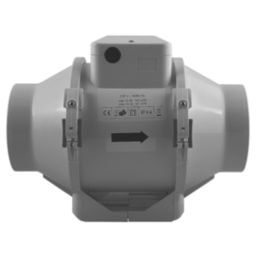 Xpelair XIMX100+ 4" Axial Inline Extractor Fan  220-240V