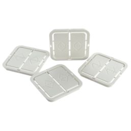 Lewden 1-Entrance PRO Board Rear Grommets 60mm x 60mm 4 Pack