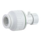 Flomasta  Polybutylene, PEX & Copper Push-Fit Stop End 15mm