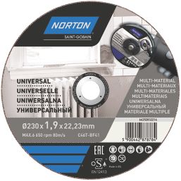 Norton  Multi-Material Multi-Material Cutting Disc 230mm (9") x 22.23mm