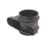 FloPlast Cast Iron Effect Round Pipe Socket Black 68mm