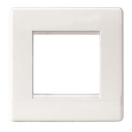 LAP  2-Module Modular Faceplate White