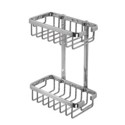 Croydex  2-Tier Basket Chrome