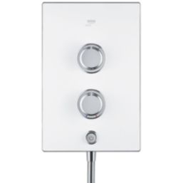 Mira Decor White/Chrome 9.5kW  Manual Electric Shower