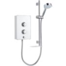 Mira Decor White/Chrome 9.5kW  Manual Electric Shower