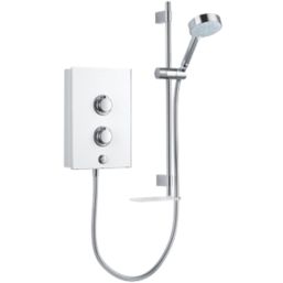 Mira Decor White / Chrome 9.5kW  Manual Electric Shower