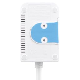 Masterplug 13A 3-Gang Switched Surge-Protected Extension Lead White 2m