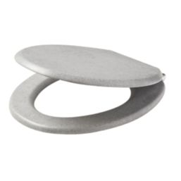 Pilica Soft-Close Toilet Seat Moulded Wood Concrete
