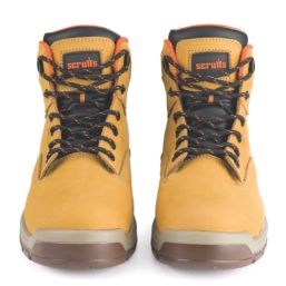 Scruffs Stratton Size 10  Tan  Steel Toe Cap Safety Boots