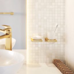 Hansgrohe AddStoris Soap Dish Polished Gold Optic