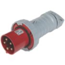 Amphenol 63A 4P+E Straight Plug 415V