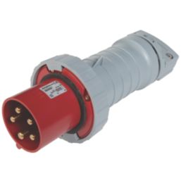 Amphenol 63A 4P+E Straight Plug 415V